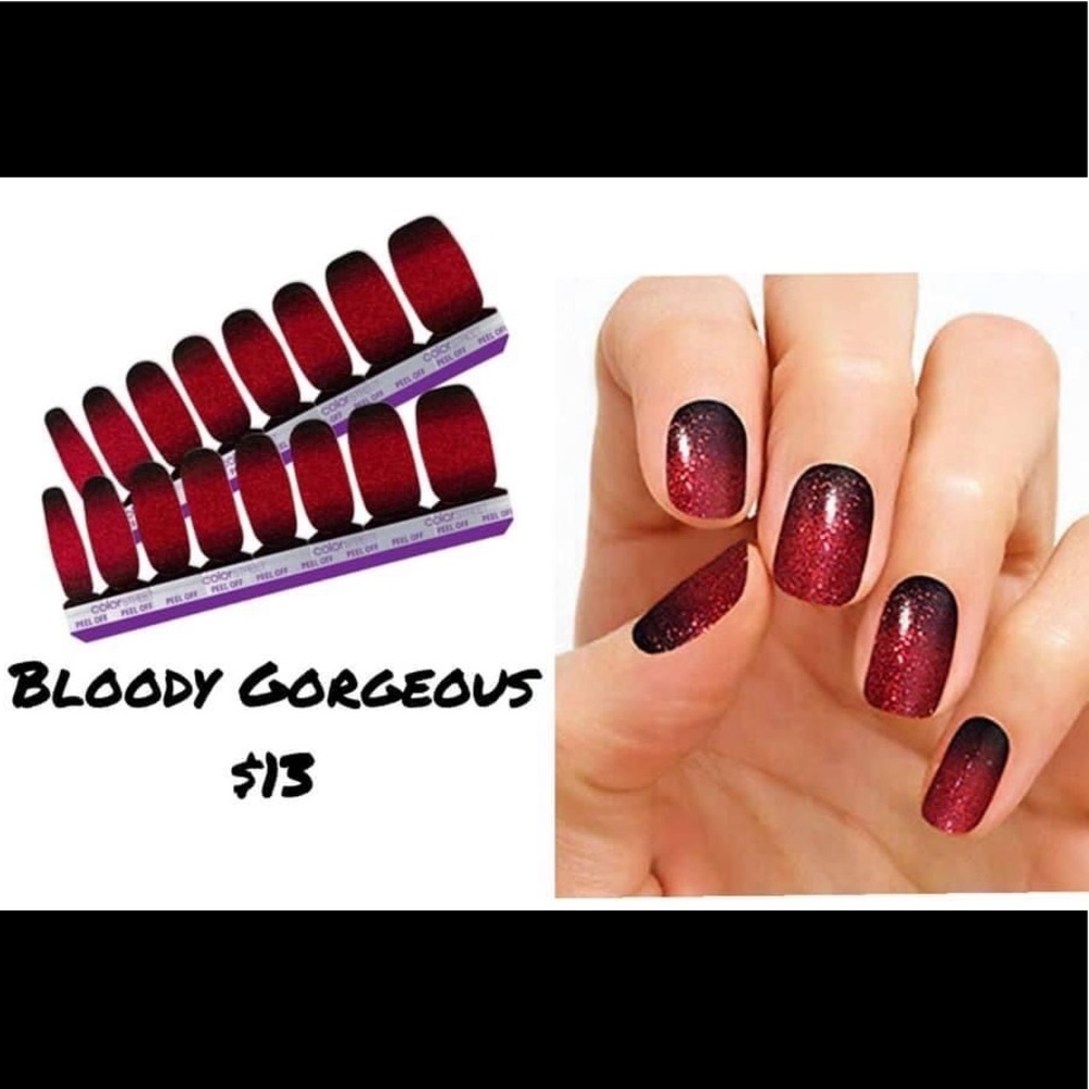 Retired Color Street Halloween BLOODY GORGEOUS 🩸☠️